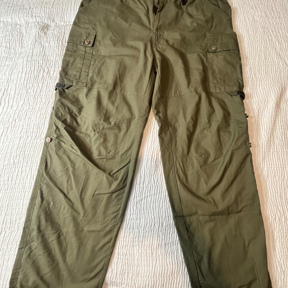 Vintage 90’s/Y2K Heaven or Hell Olive Green Cargo Pants